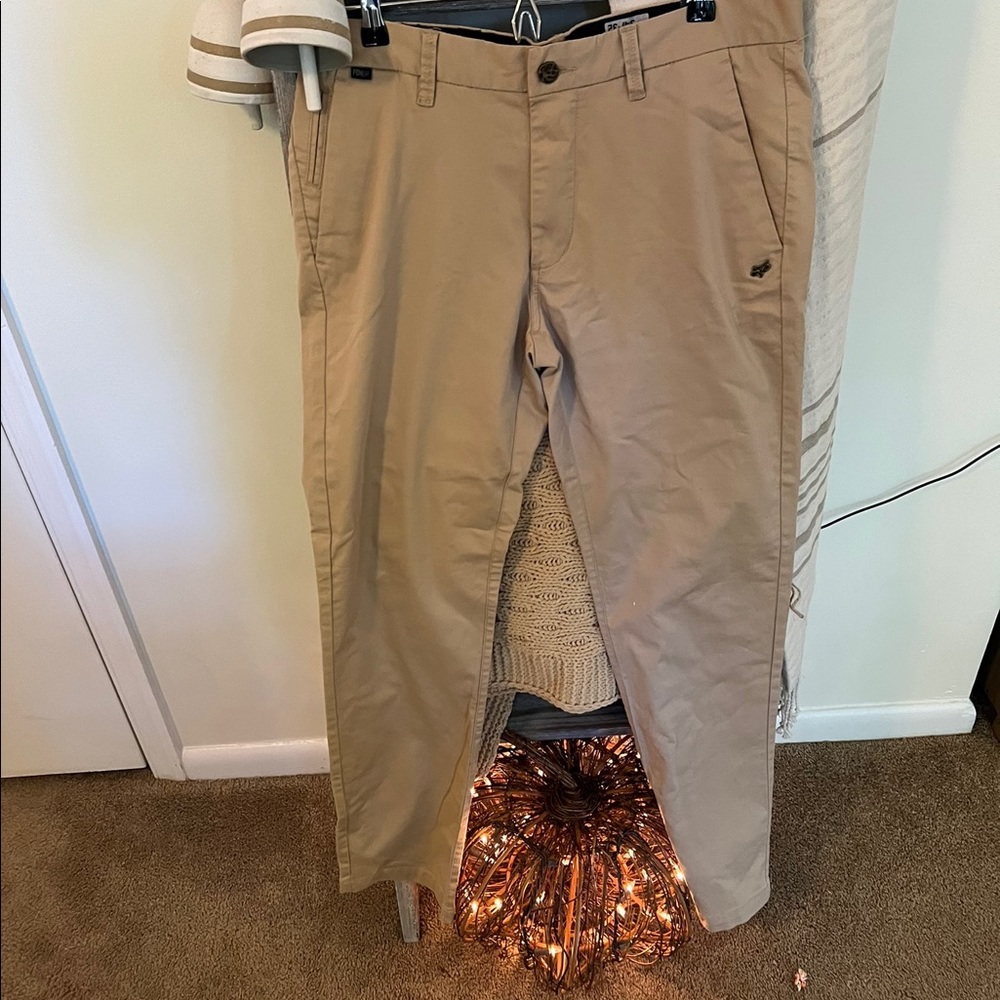 Mens tapered Fox Khakis